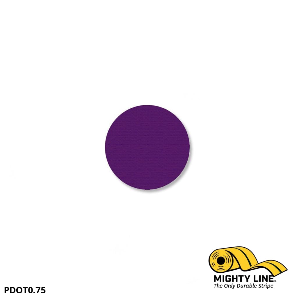 Mighty Line ¾” Purple Floor Marking Dots – Pack of 200