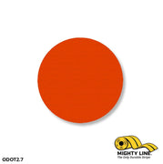 Mighty Line Tape 2.7” Orange Floor Tape Dots – Pack of 100