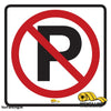 No Parking, Mighty Line Floor Sign, Industrial Strength, 36" Wide