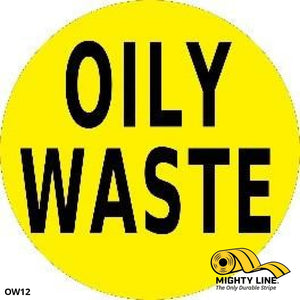 Oily Waste Floor Sign