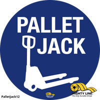 Pallet Jack, Mighty Line Floor Sign