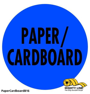 PAPER/CARDBOARD Sign - 1 Sign - Floor Marking