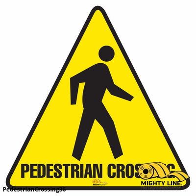 Pedestrian Crossing Floor Sign - Floor Marking Sign, 36