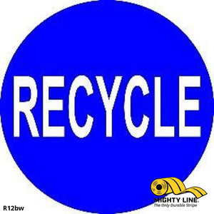 Recycle Floor Sign