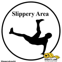 Slippery Area Ahead Sign - 1 Sign - Floor Marking