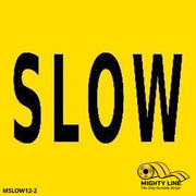 Slow Square Floor Sign