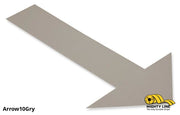 Solid GRAY Arrow - Pack of 50 - Floor Marking
