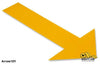 Solid Yellow Floor Tape Arrows – Pack of 50
