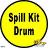Spill Kit Drum Floor Sign