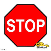 Standard Red Stop Sign - Floor Marking
