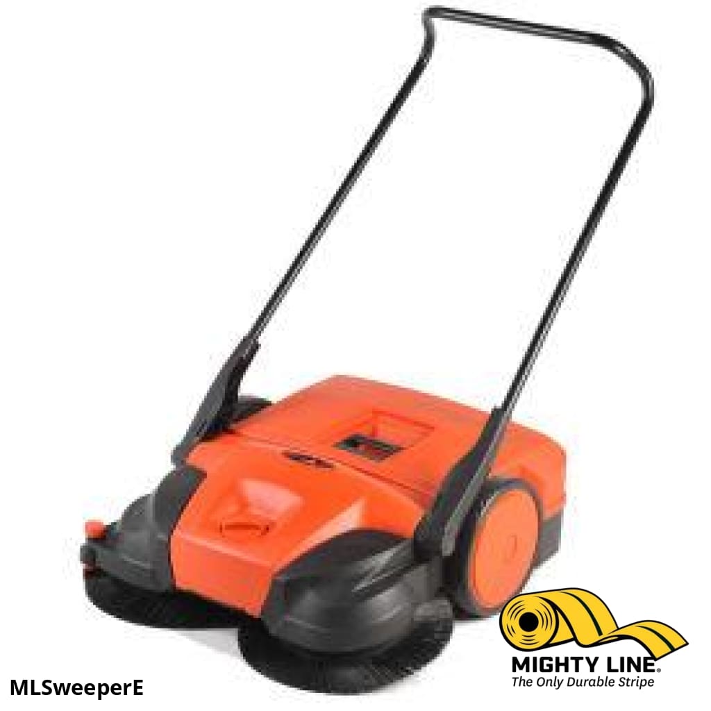 The Mighty Line Electric Push Sweeper by Haaga – Mighty Line Floor