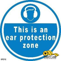 This is an Ear Protection Zone