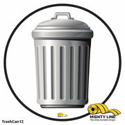 Trash Can - Silver