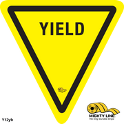 Yield - Yellow and Black