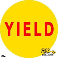 Yield - Yellow and Red