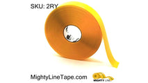 Mighty Line 2 in. Safety Floor Tape in Yellow with Black Chevrons 100 ft.  Roll 2RYCHV - The Home Depot