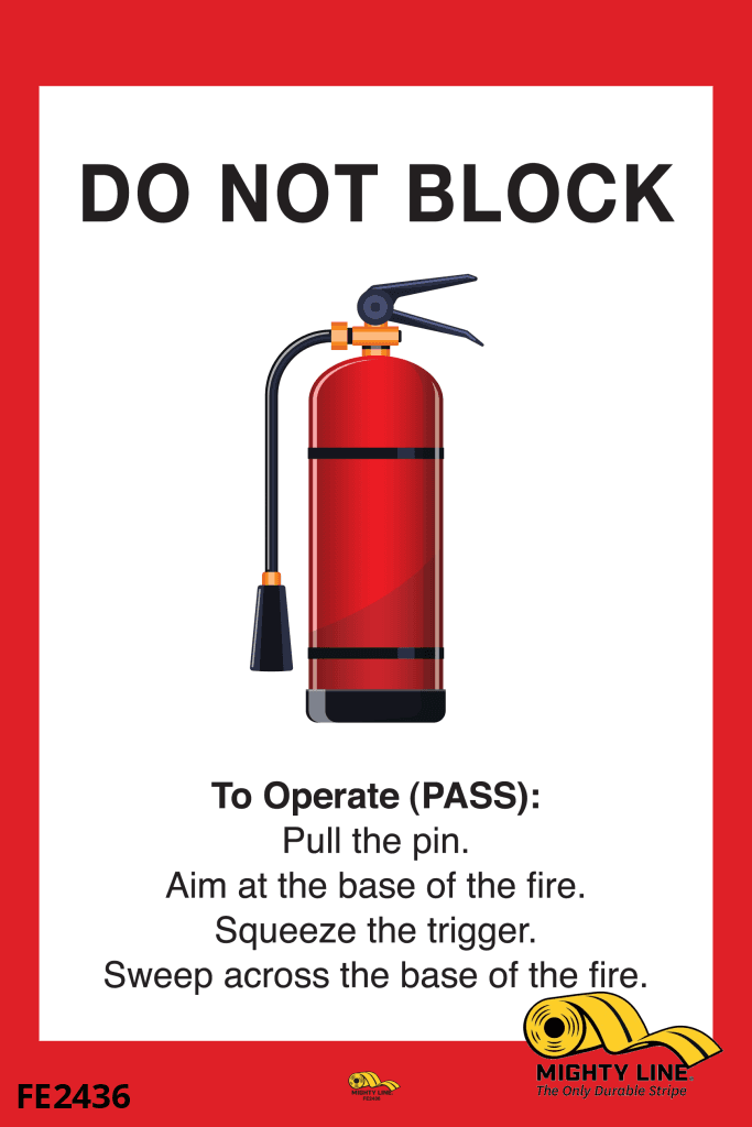 Fire Extinguisher Pass Poster